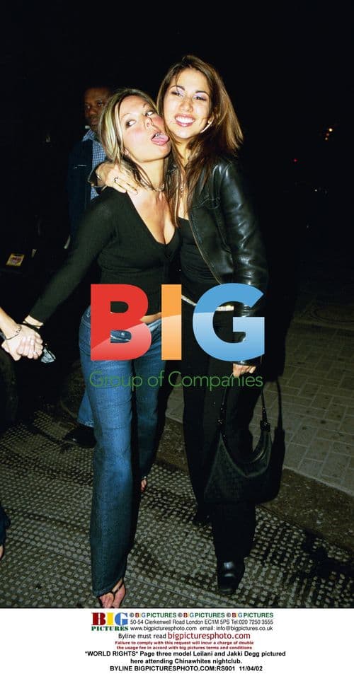 Leilani and Jakki Degg at Chinawhites