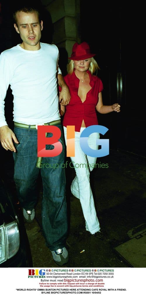 Emma Bunton at Cafe Royal