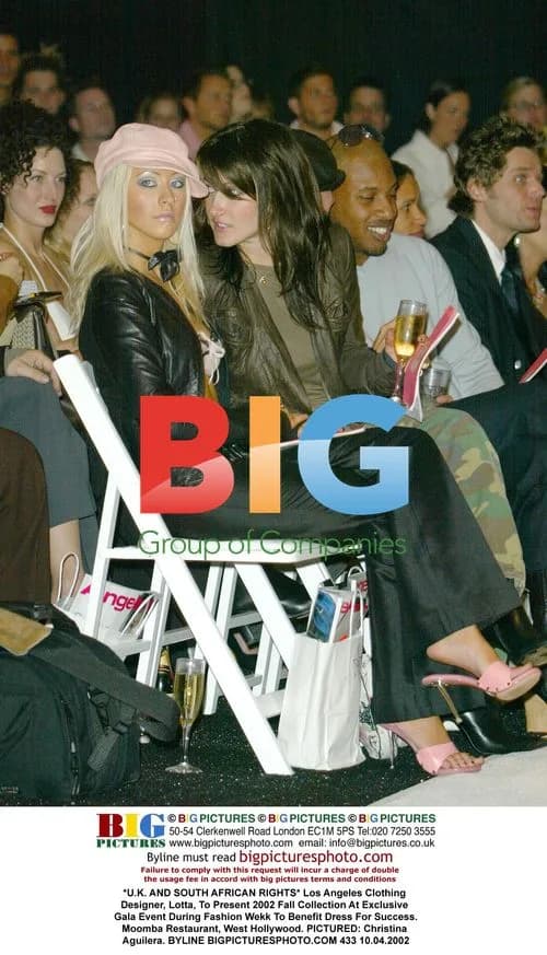 Christina Aguilera at 2002 Fashion Week Event