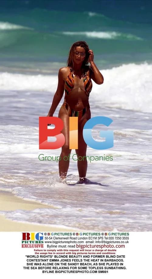 Emma Jones Topless in Barbados