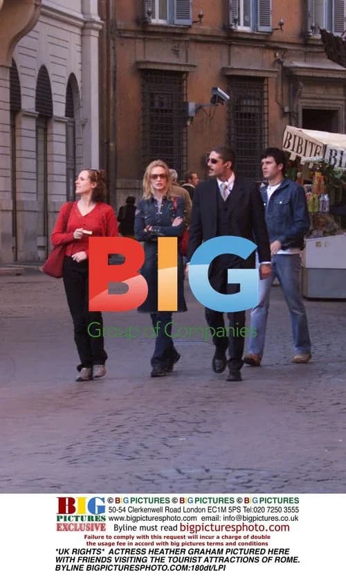 Heather Graham Sightseeing in Rome