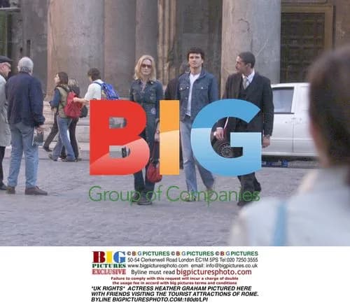Heather Graham Visits Rome Attractions