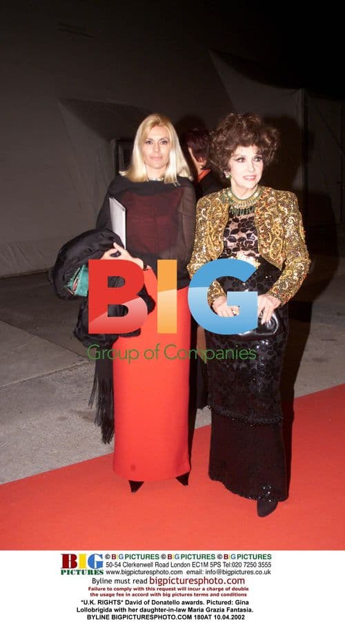 Gina Lollobrigida and daughter-in-law at awards