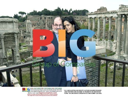 Salmon Rushdie Promotes New Book in Rome