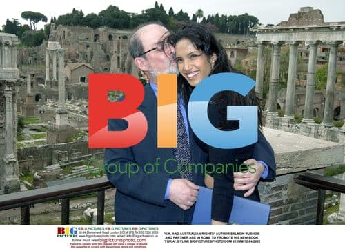 Salmon Rushdie promotes new book 'Furia' in Rome