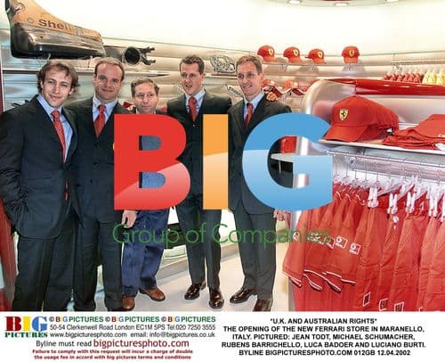 Opening of new Ferrari store in Maranello