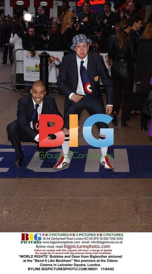 Bubbles and Dean from Bigbrother at "Bend It Like Beckham" premiere