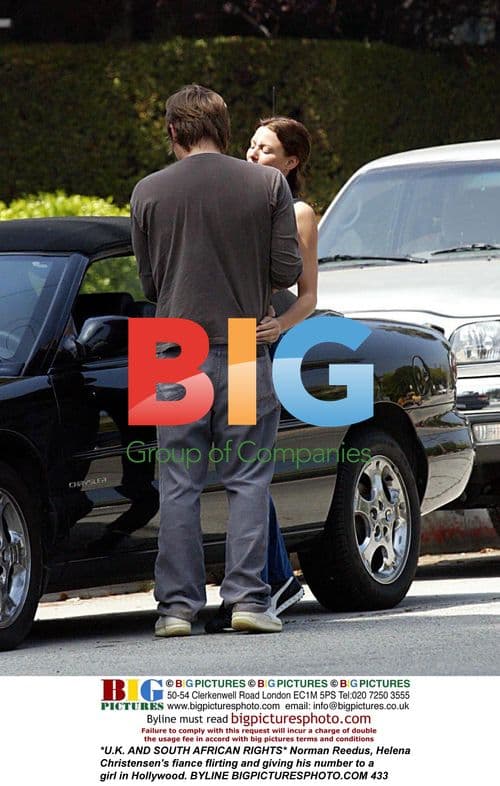 Norman Reedus flirting with woman