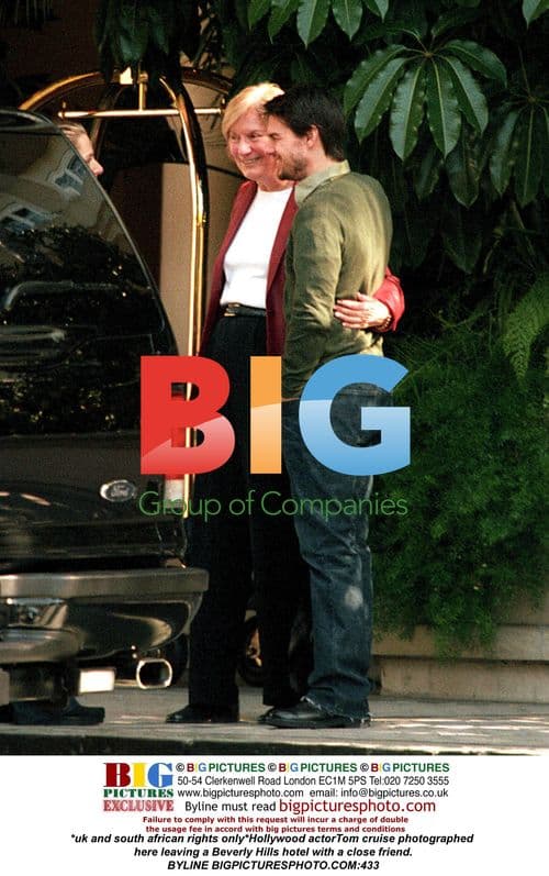 Tom Cruise Leaving Beverly Hills Hotel