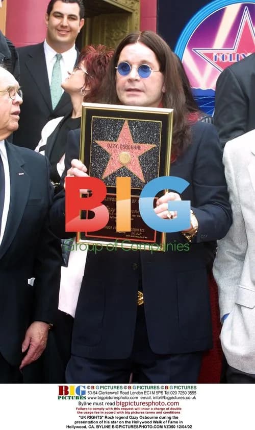 Ozzy Osbourne Receives Hollywood Star