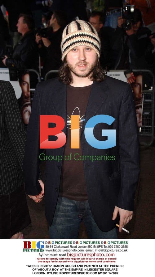 Damon Gough and Partner at 'About a Boy' Premiere