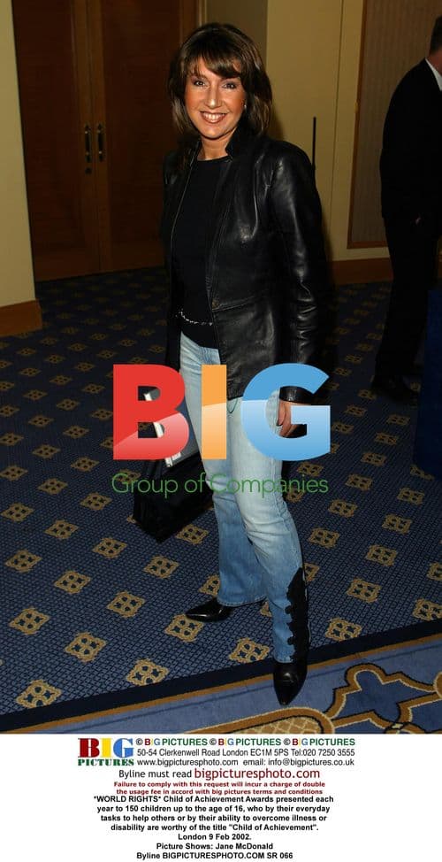 Jane McDonald at Child of Achievement Awards