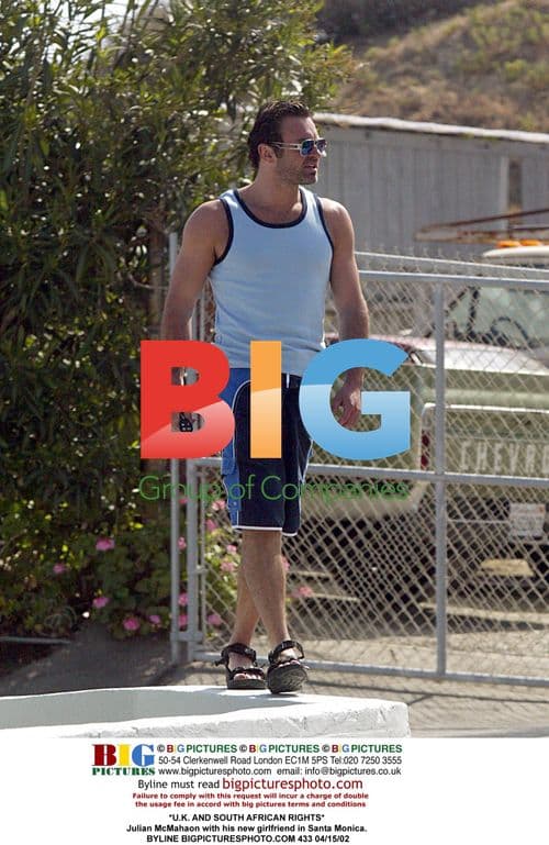 Julian McMahaon & Girlfriend in Santa Monica