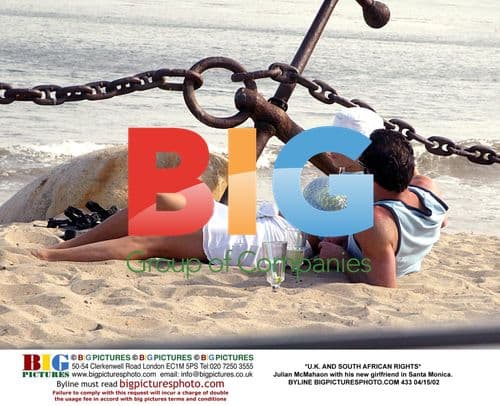 Julian McMahaon with new girlfriend in Santa Monica