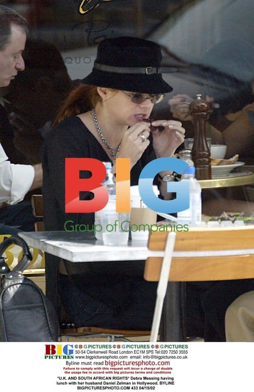 Debra Messing has lunch with husband in Hollywood