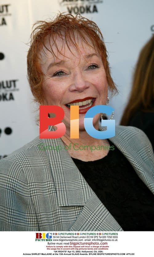 Shirley MacLaine at 13th Annual GLAAD Awards