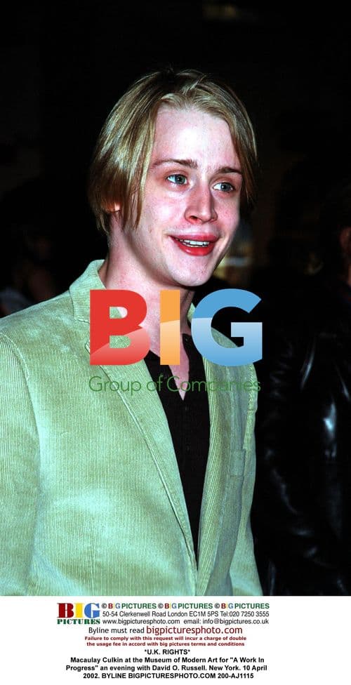 Macaulay Culkin at MoMA Event