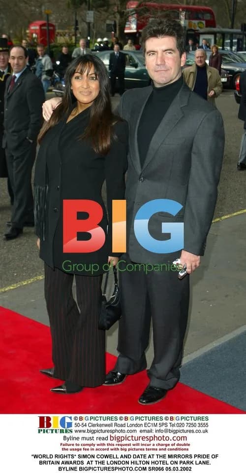 Simon Cowell and date at Pride of Britain Awards