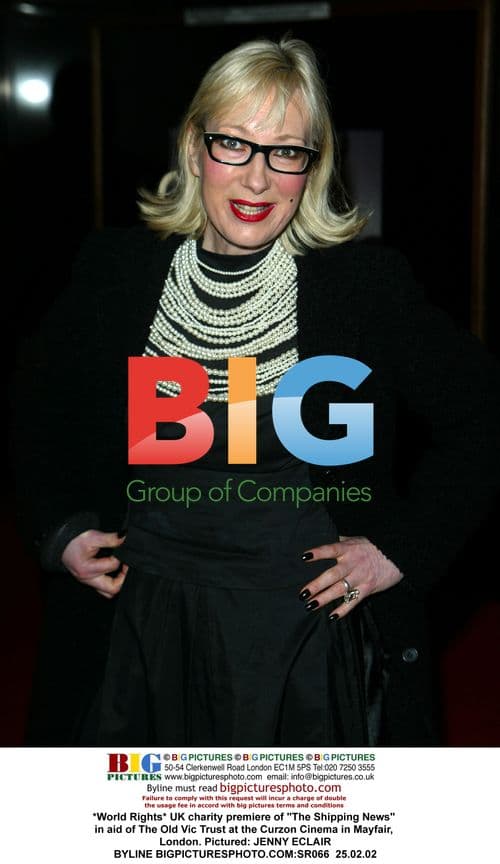 Jenny Eclair at UK premiere of "The Shipping News"