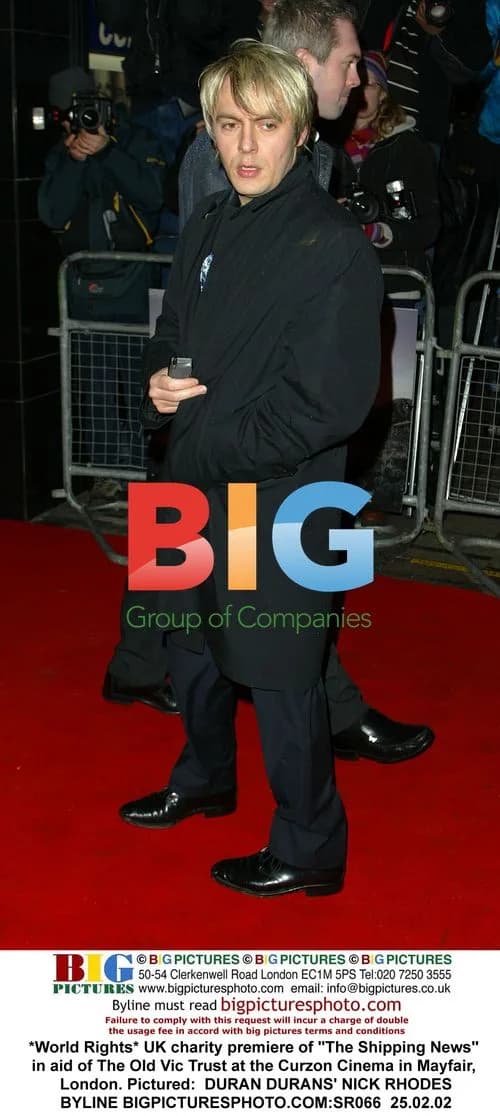 Duran Duran's Nick Rhodes at UK charity premiere