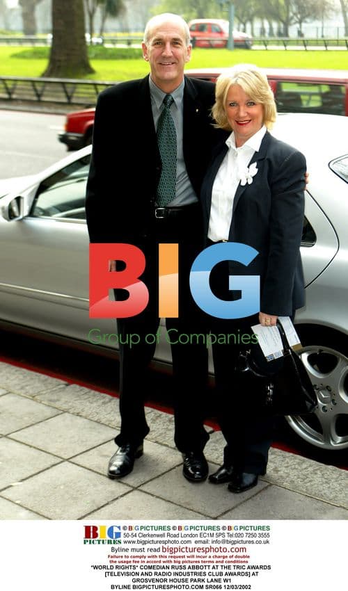 Comedian Russ Abbott at TRIC Awards