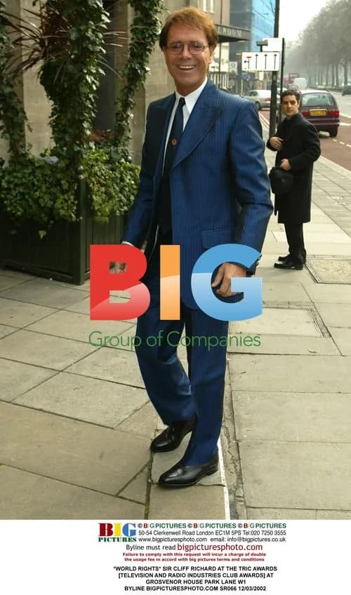 Cliff Richard at TRIC Awards 2002
