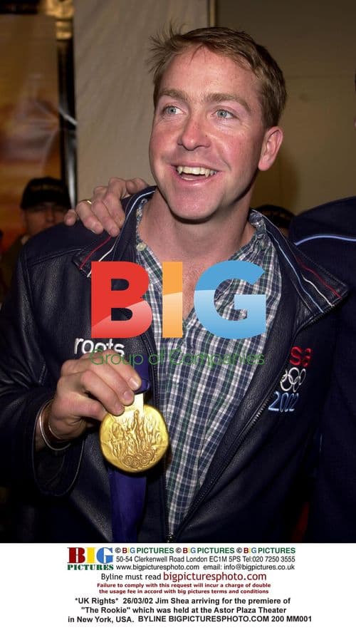 Jim Shea arriving for 'The Rookie' premiere