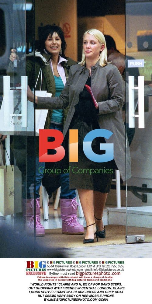 Claire and H from STEPS shopping in London