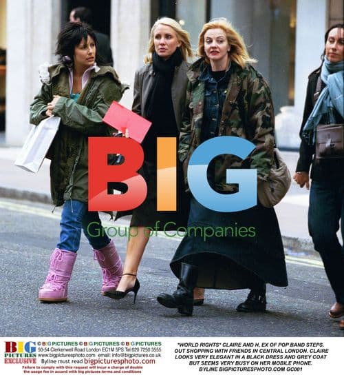 CLAIRE AND H OF STEPS SHOPPING IN LONDON