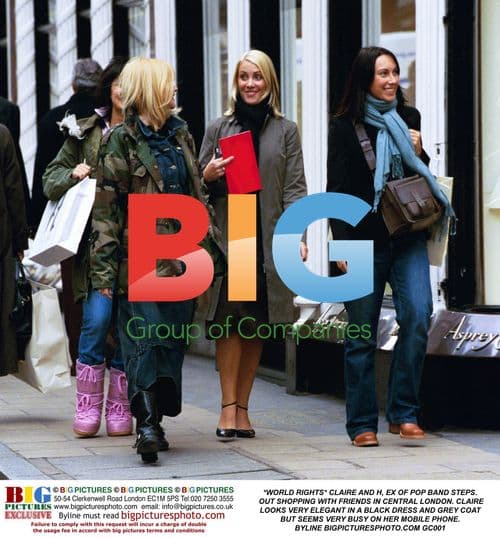 CLAIRE AND H FROM STEPS SHOPPING IN CENTRAL LONDON