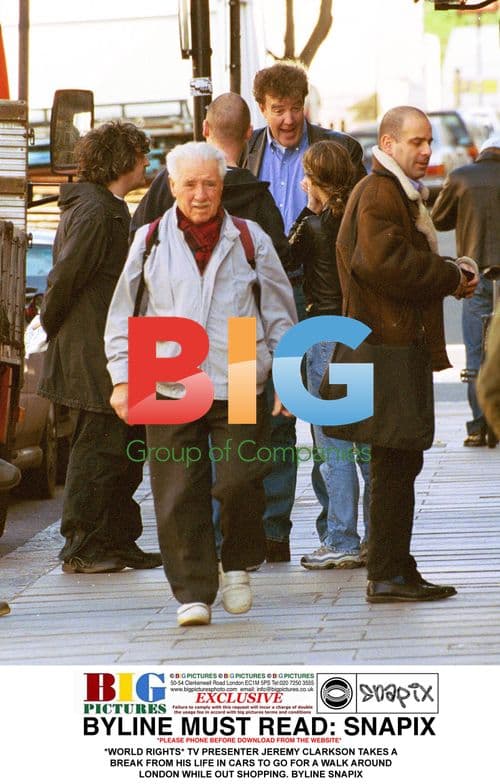 TV Presenter Jeremy Clarkson Out Shopping in London