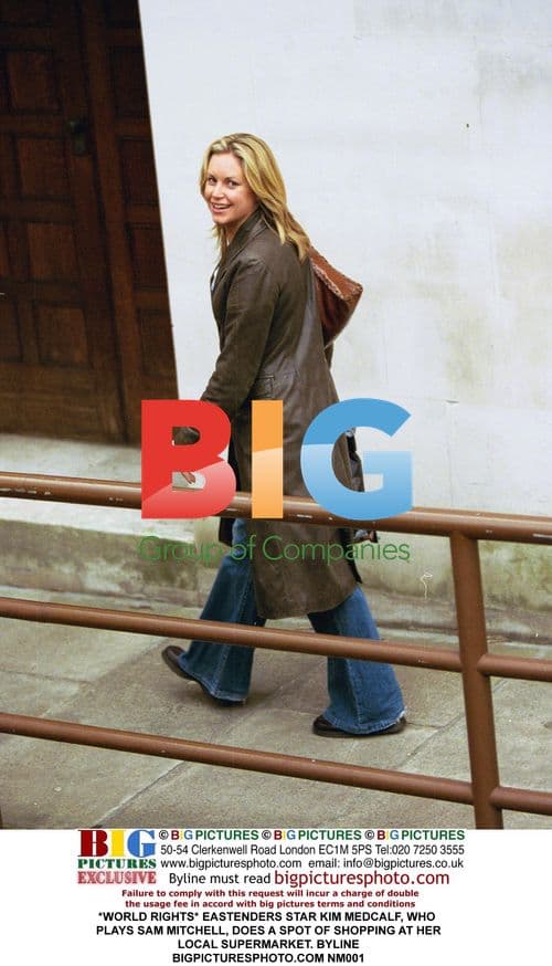 EastEnders Star Kim Medcalf Shopping at Supermarket