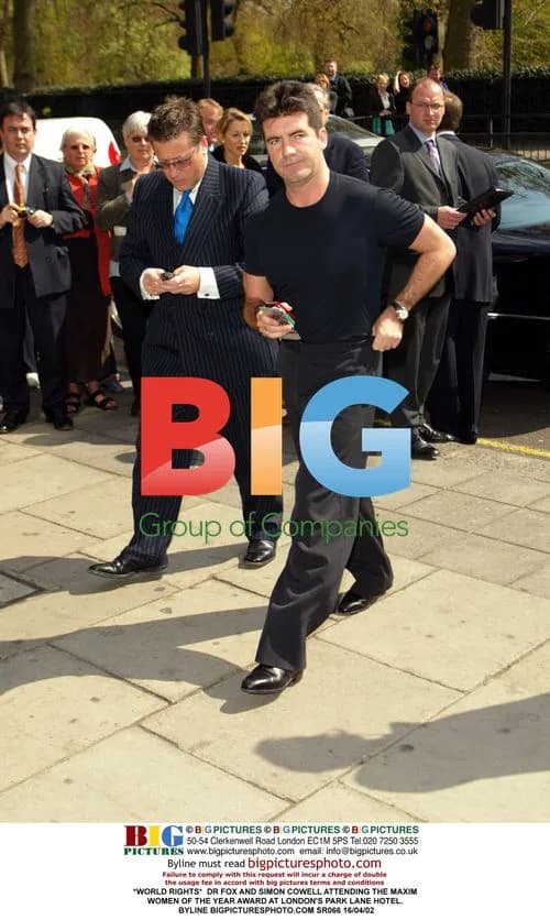 Dr Fox and Simon Cowell at Maxim Awards