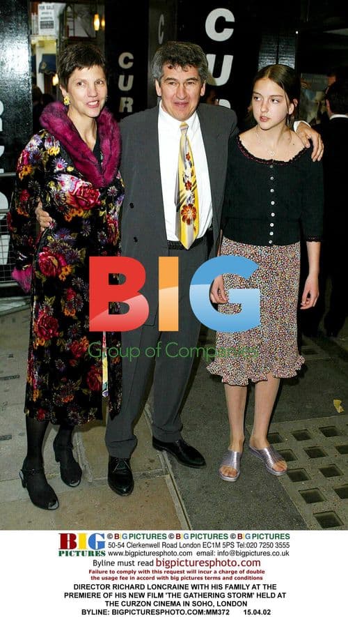 DIRECTOR RICHARD LONCRAINE WITH FAMILY