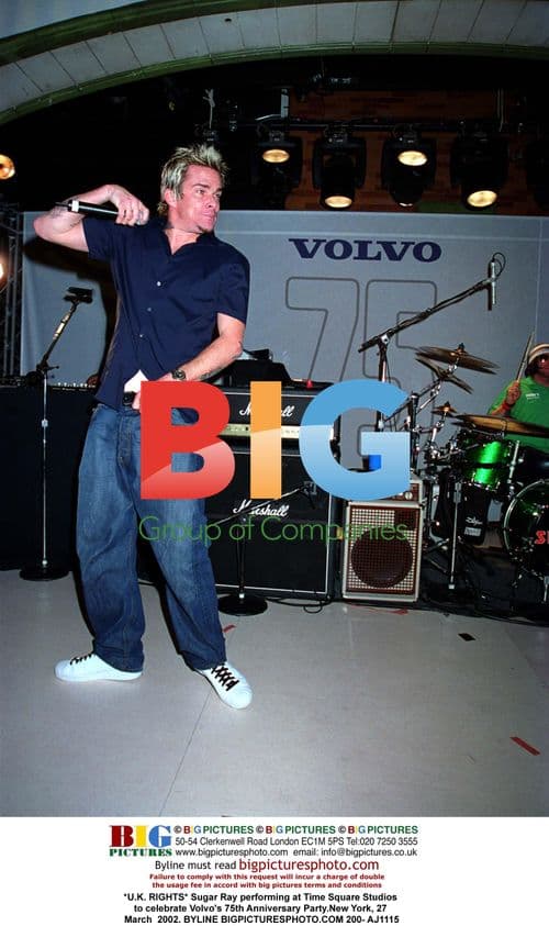 Sugar Ray Performs at Volvo's 75th Anniversary