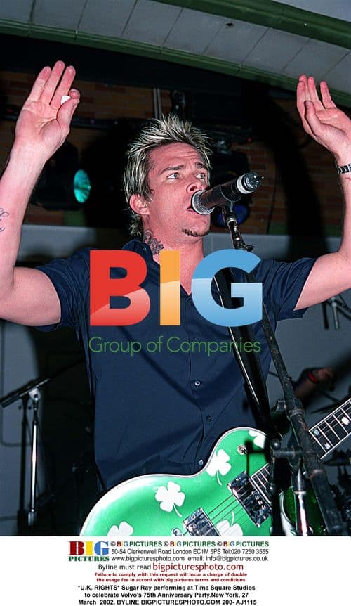 Sugar Ray performing for Volvo 75th