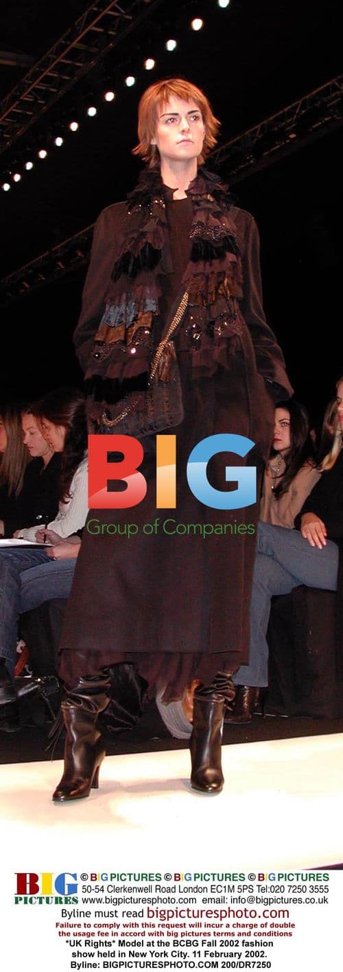 Model at BCBG Fall 2002 Fashion Show