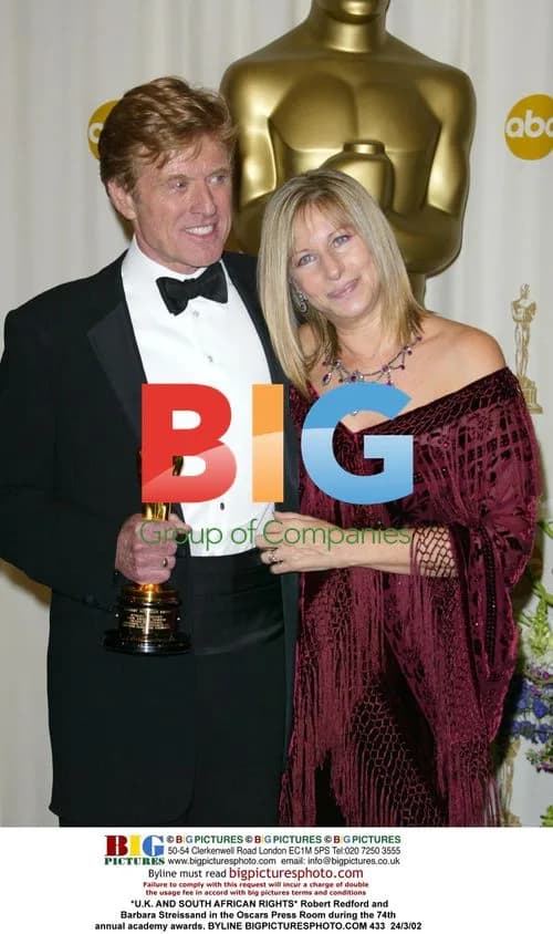 Robert Redford and Barbara Streissand at Oscars