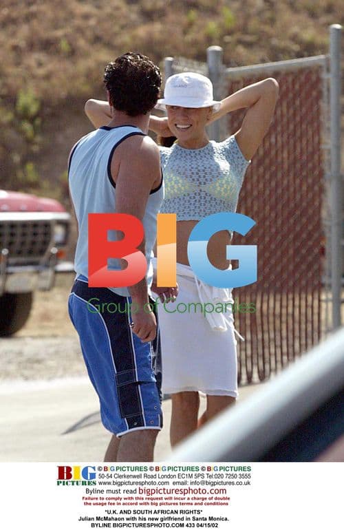 Julian McMahaon with new girlfriend in Santa Monica