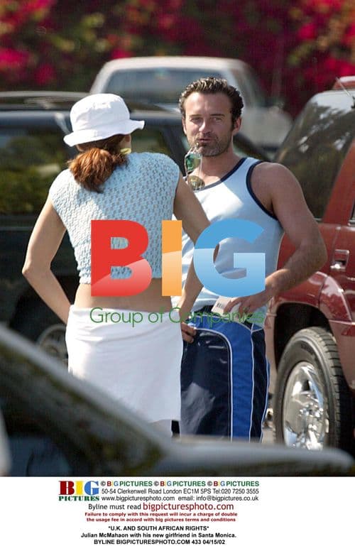 Julian McMahaon with new girlfriend in Santa Monica