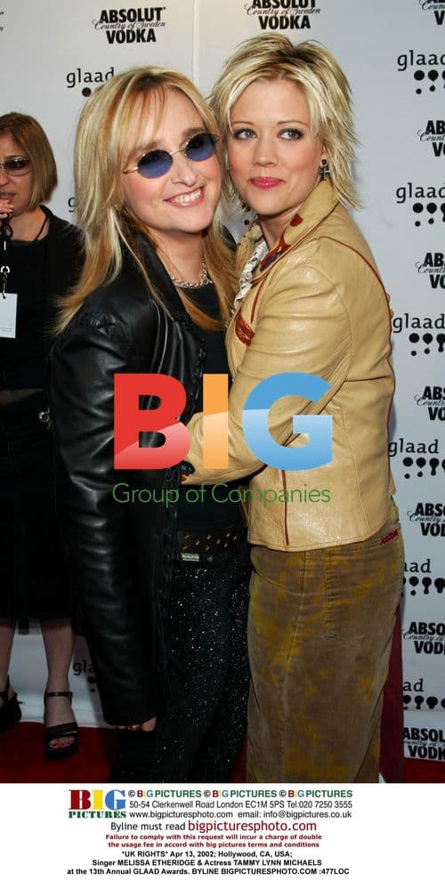 MELISSA ETHERIDGE & TAMMY LYNN MICHAELS at GLAAD Awards