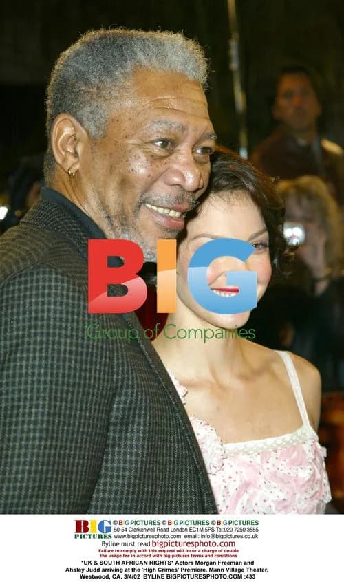 Morgan Freeman and Ashley Judd at 'High Crimes' Premiere