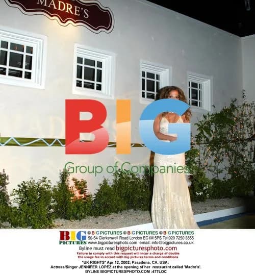 Jennifer Lopez at Madre's Restaurant Opening