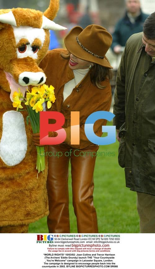 Joan Collins and Trevor Harrison Launch Campaign