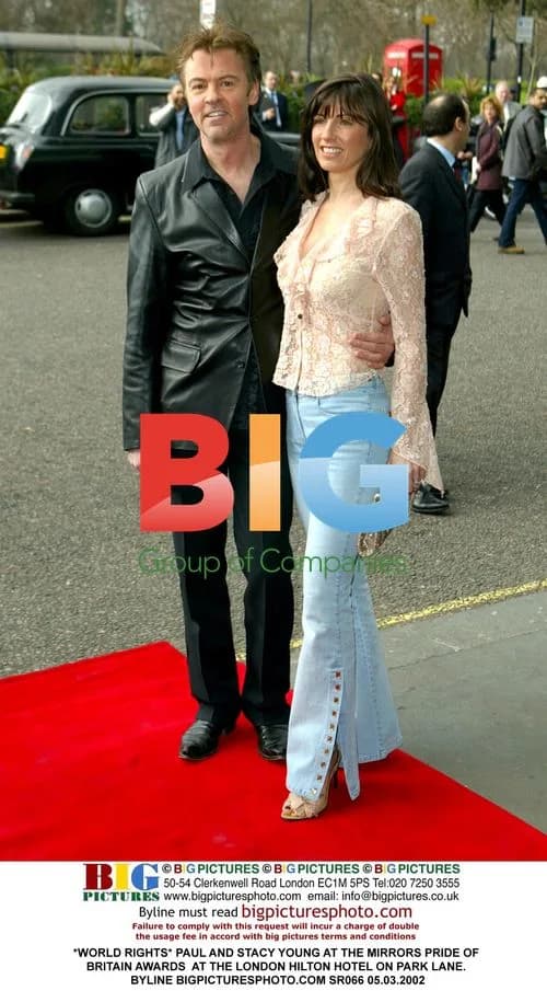 PAUL AND STACY YOUNG AT PRIDE OF BRITAIN AWARDS