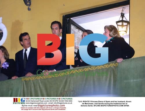 Princess Elena and husband visit Sevilla fair