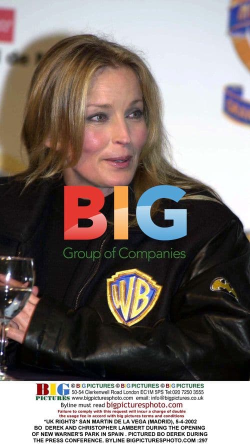 Bo Derek and Christopher Lambert at Warner's Park Opening