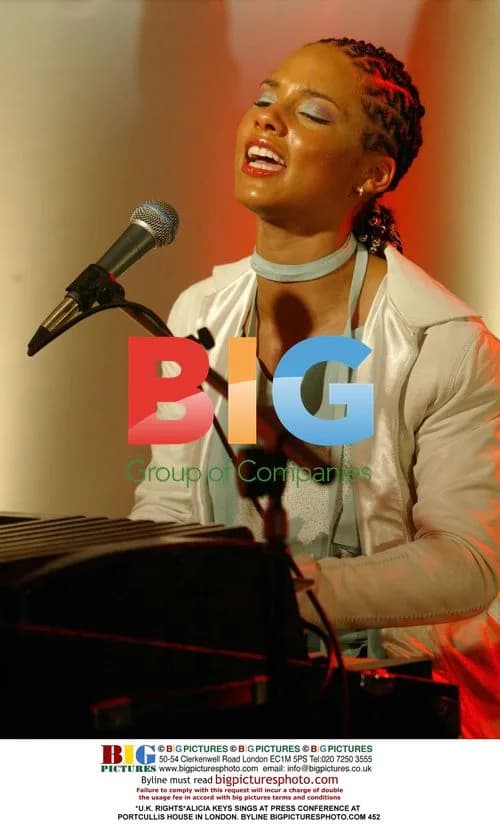 Alicia Keys at Press Conference in London