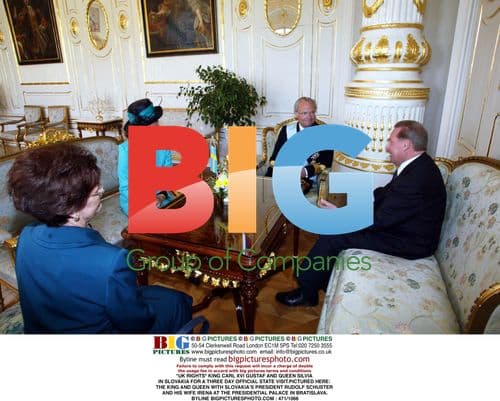 King Carl XVI Gustaf and Queen Silvia in Slovakia