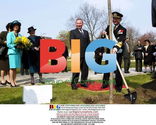 King Carl Gustaf and Queen Silvia in Slovakia